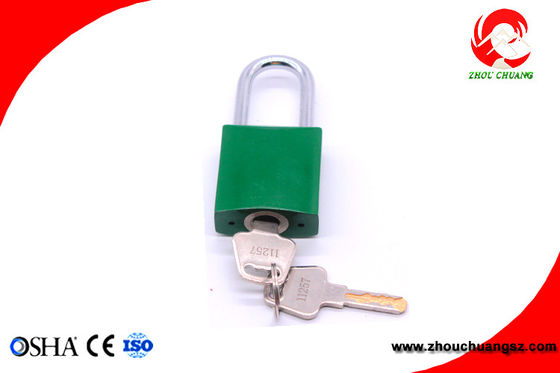 High Visibility Auto-popup Aluminum Safety Padlocks ZC-A14 with KA/KD/MK/KAMK supplier