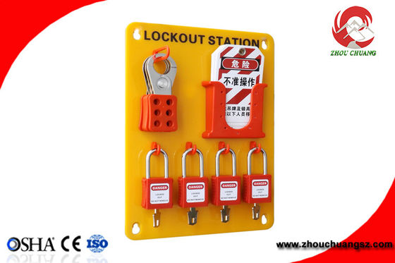 High Quality Organic Glass 24 Tagout 20 Padlock Safety Lockout Stations supplier