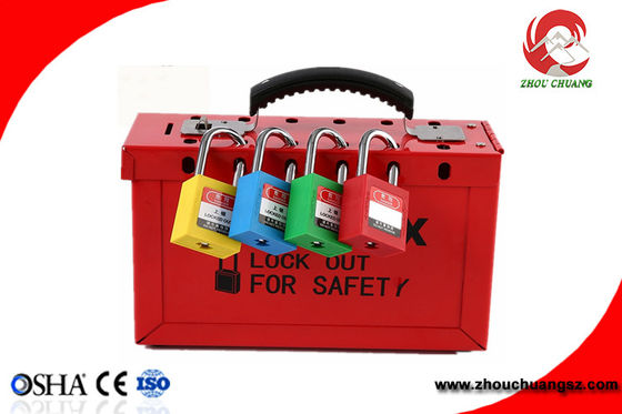 China Lockout Station Advanced Electrical Safety Lockout &amp; Tagout Station for Padlock hasp supplier