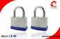 Laminated Padlock With Rubber Protection Lock for Industry Factory Fence Fence Security supplier