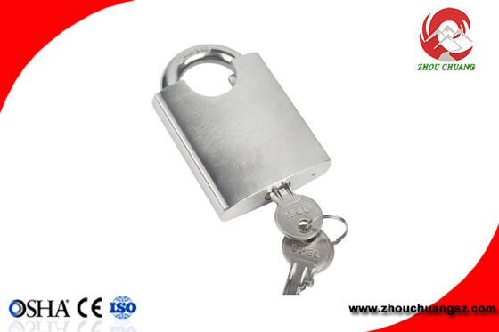 Half  Armored Shackle Stainless Steel Padlock 40mm Width Use for Indust or Warehouse supplier