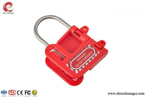 No. S430 Safety Steel Hasp Lockout with Red Plastic Handle, 1n (25mm) Jaw Clearance supplier