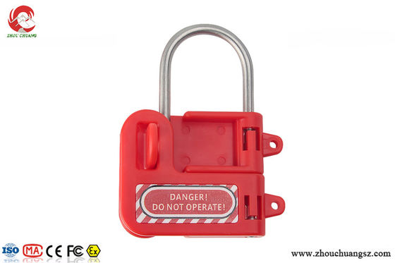 No. S430 Safety Steel Hasp Lockout with Red Plastic Handle, 1n (25mm) Jaw Clearance supplier