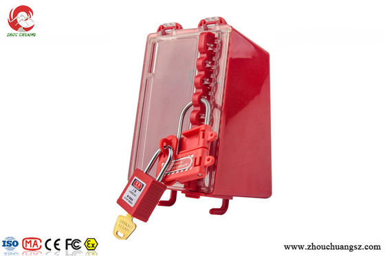 No. S430 Safety Steel Hasp Lockout with Red Plastic Handle, 1n (25mm) Jaw Clearance supplier