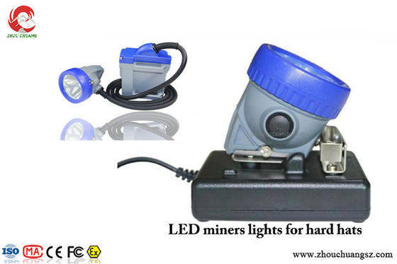 LED Miners Lights for Hard Hats 6.6 Ah Rechargeable Li-ion Battery 1000lux Waterproof IP68 supplier