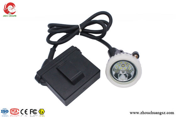 High Brightness Anti-explosive Coal Mining Headlamp Cable Length 1.6 meters 6.6Ah rechargeable Li-ion battery supplier