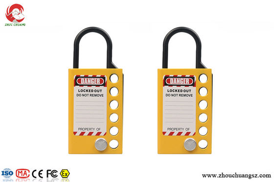 Aluminum Alloy Material Industrial Safety Lock Out Hasp Lockout Tagout, 6 Holes supplier