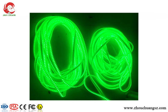 220v SMD5050 72LEDs/m Green light LED Strip Lights for light project, Underground Lighting, Tunnel Lighting supplier