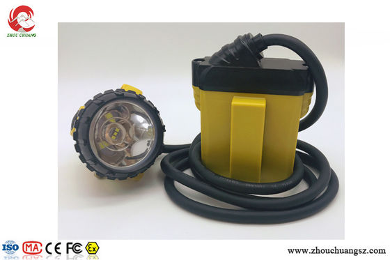 Atex LED mining helmet lights miners cap lamp with flash light cable, rechargeable led cap light supplier