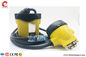 Atex LED mining helmet lights miners cap lamp with flash light cable, rechargeable led cap light supplier