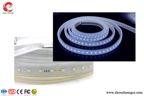 Cold white heavy duty LED strip light 240v IP68 60 pcs LEDs per meter 5m/roll supplier