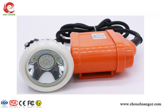 LED mining headlight with cable 6Ah Ni-MH battery pack 4000LUX 144LUM IP67 supplier