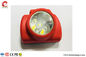 Red color portable LED mining Headlight Cordless 15000LUX 3.7V 6.8Ah supplier