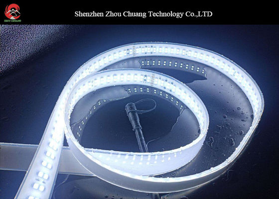 DC24V Double row LED strip light for industrial underground tunneling white color SMD5050 120LEDs / M supplier